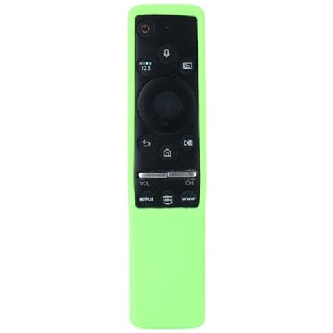 Custodia Protettiva In Silicone Compatibile Con Telecomando Curvo Samsung - Antishock, Antiscivolo, Resistente All'acqua Green - Foto 1