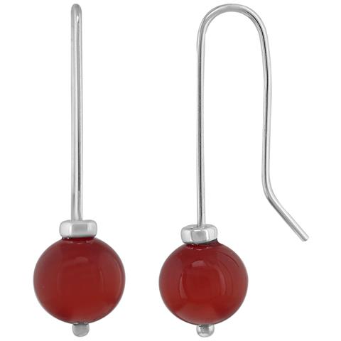 Pendente In Argento E Agata Ag Pendolo In Argento 925 - Foto 1