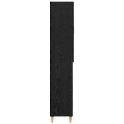 Credenza Rovere Nero 69,5 x 34 x 180 cm - Foto 9
