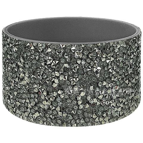 Custodia Per Tumbler Di Ghiaccio - Diamante Grigio Con Fondo Appuntito Argentato/custodia Per Tazza Marrone-viola, Vestibilità Universale - Foto 1