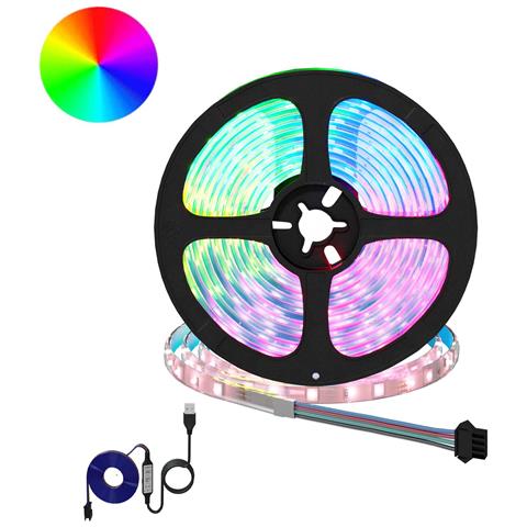 Striscia LED 2 pcs Nero e trasparente 4700 mm Rame e plastica - Foto 1