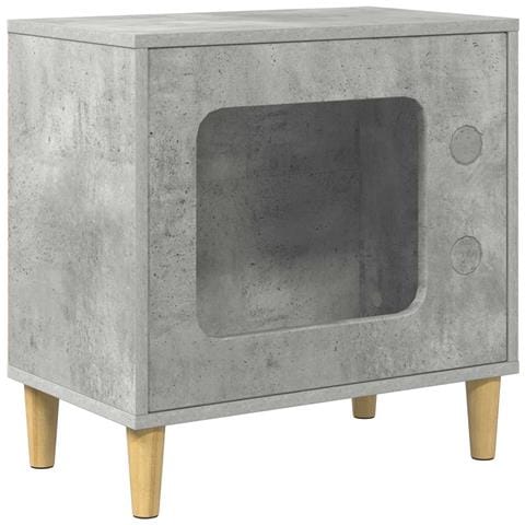 Casa per Gatti Calcestruzzo 51 x 30 x 52 cm Legno multistrato - Foto 1
