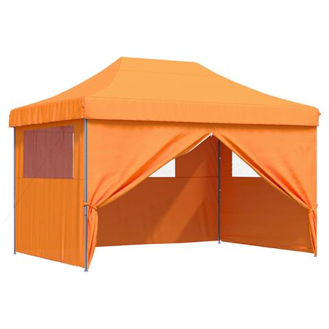 Tenda Party Arancione 279 x 410 x 315 cm Tessuto Oxford - Foto 1