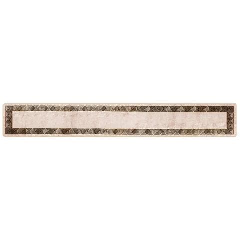Runner Tappeto MARSA Nero 50 x 350 cm Poliestere e PVC - Foto 1
