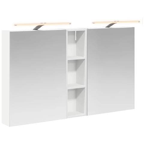 Set di Armadi da Bagno con lo scaffale 3 pcs 120 x 14,5 x 70 cm - Foto 1