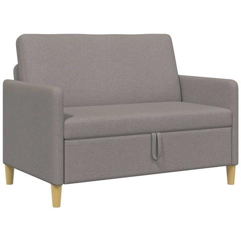 Divano con Storage Tortora 122 x 78 x 87 cm Poliestere - Foto 1