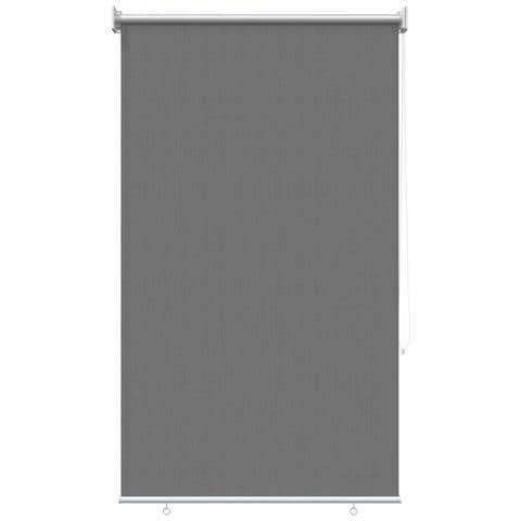 Tenda a Rullo Esterno Blocco UV 90% Grigio Chiaro 80 x 140 cm - Foto 1