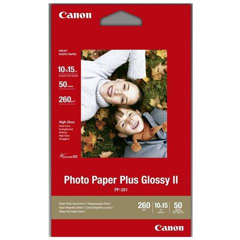 Carta Fotografica Lucida Plus II 50 Fogli A6 10 x 15 PP-201 - Foto 3