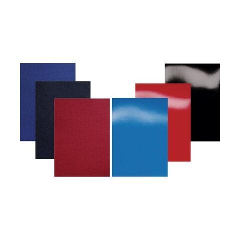 Copertine in cartoncino per rilegatura GBC - A4 - cartoncino telato - rosso - CE050030 (conf. 100) - Foto 1