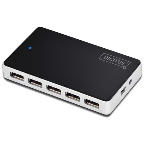 Hub con 10 Porte USB 2.0 con Alimentatore Esterno - Foto 2