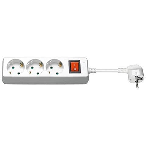 IUPS-PCP-3DW - Multipresa 3 Posti Schuko con Interruttore e Cavo 1,5m - Foto 1
