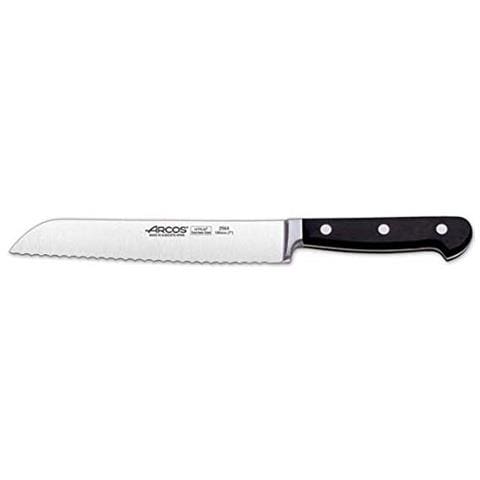 Serie Clasica - Coltello Pane - Acciaio Inossidabile Forgiato Nitrum 180 Mm - Manico Polioxymetilene (pom) Colore Nero - Foto 1