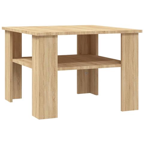 Tavolino da Salotto Rovere Sonoma 60x60x42 cm Legno Multistrato - Foto 1