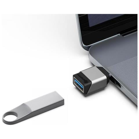 Ulcamn-sgr Cavo Di Interfaccia E Adattatore Usb C Usb A Grigio (ultra Mini Usb-c To Usb-a Adapter)  - Foto 2