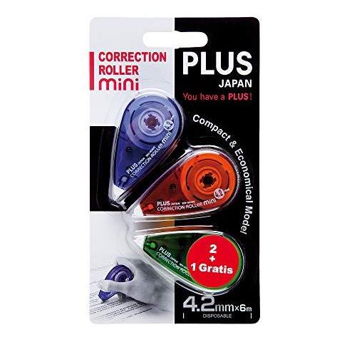 Plus Giappone Correzione Roller Mini 2 1 Libero 1 Pezzo Pack (1x 3 Roller) - Foto 2