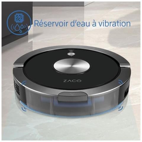 A9spro 501905 - Robot Aspirapolvere E Mop Connesso - Fino A 110 Minuti - 68 Db - Funzione Di Riepilogo Automatico - Foto 2