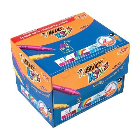 Kids Visa, Fine, Tipo di punta, Multicolore, Multi, Inchiostro a base di acqua, ISO 11540 / BS 7272-1 - Foto 1