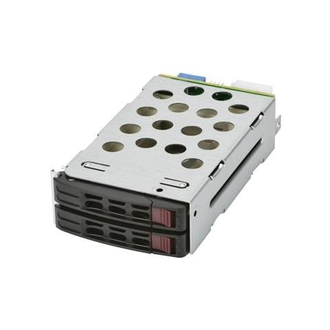 MCP-220-82616-0N 2x 5.25" Carrier Panel Nero, Pannello Metallico Drive Bay - Foto 1
