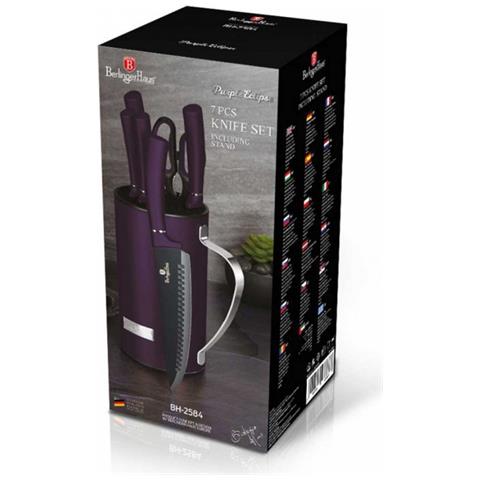 Bh-2584 Set Di Coltelli In Acciaio Inossidabile Da 7 Pezzi In Blocco - Foto 8