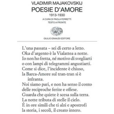 Vladimir Majakovskij - Poesie D'amore 1913-1930. Testo Russo A Fronte - Foto 1