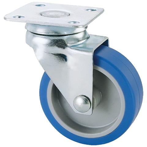 Ruota Per Mobili Art. 221 Ø 60 - Piastra Mm 60 X 60 - Foto 1