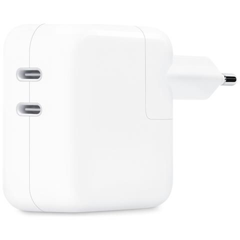 Caricatore 35W DoppiaUSB-C iPhone iPad Watch MW2K3ZM /A - Foto 1