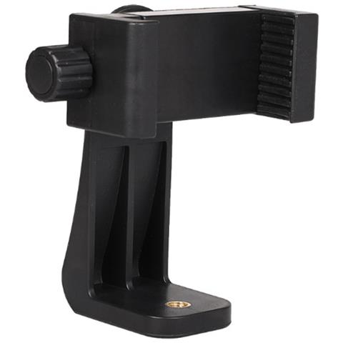 Adattatore Treppiede Universale Per Smartphone Rotante Per Smartphone Con Morsetto A Vite Black - Foto 3