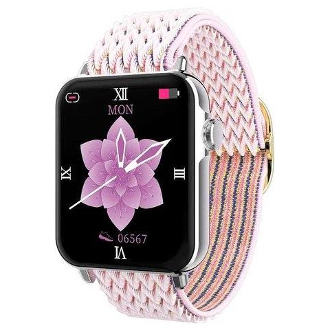 Smartwatch SW035E03 CLASSIC Pink e Silver - Foto 1