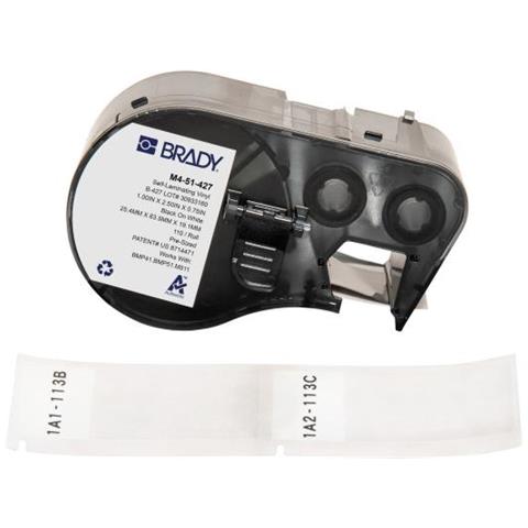 M4-51-427 Etichetta Per Stampante Nero, Bianco Etichetta Per Stampante Autoadesiva (bmp41/bmp51/m511 Label - Print - Foto 1