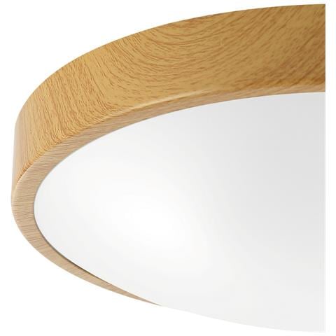 Lampada A Soffitto Jonas - Marrone - Metallo - 8x36x36 Cm - Foto 5