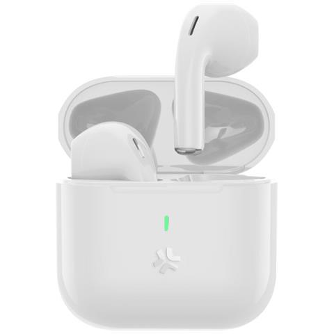 Celly COMPACT Cuffie True Wireless Stereo (TWS) In-ear Musica e Chiamate USB tipo-C Bluetooth Bianco - Foto 4