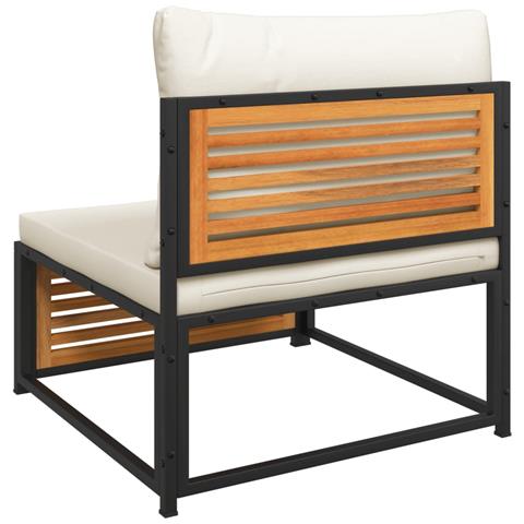 Set Divano da Giardino 6 pz con Cuscini in Massello di Acacia - Foto 10