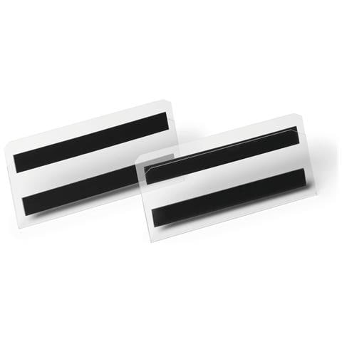 Etikettentasche Hard Cover Magnetisch 150 X 67 Mm, Farbe: Transparent, Art. Nr. 119619, 1 Pak (119619) - Foto 1