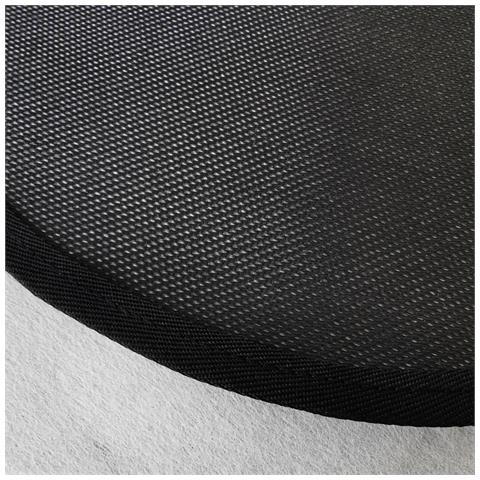 Tappetino Per Focolare - 36 Pollici Rotondo (91 Cm) - Nero - Foto 4