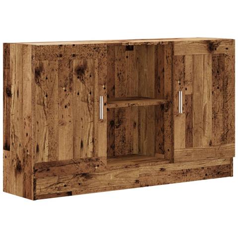 Credenza Legno Antico 120x30,5x70 Cm In Truciolato - Foto 2