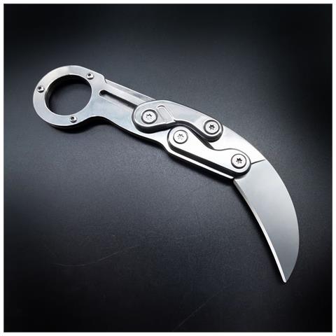 Mini Coltellino Portachiavi, Coltellino Tascabile In Acciaio Inossidabile Per Edc, Frutta, Apertura Pacchi - Foto 1