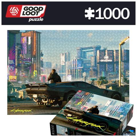 Cyberpunk 2077: Mercenary on the Rise Puzzle 1000 pz Video game - Foto 1