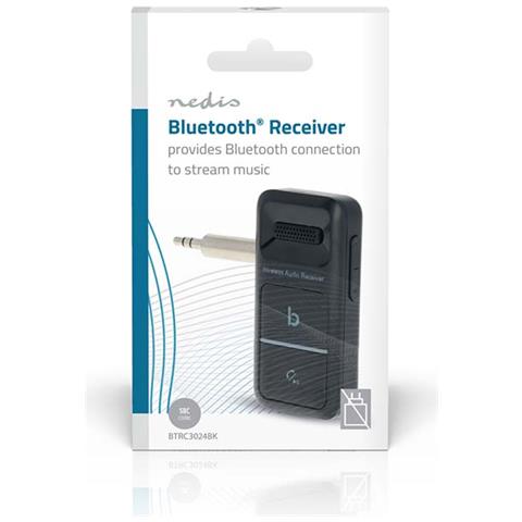 Ricevitore Audio Bluetooth Aux 3,5 Mm Con Chiamata A Mani Libere, Nero - Foto 4