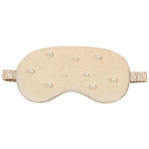 Mascherina Per Dormire Pearl Plush - Blocca La Luce Per Un Sonno Riposante Gold - Foto 2