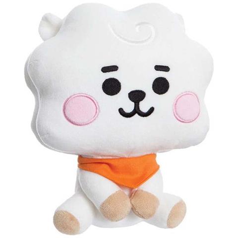 Peluche 20 Cm Modello Bébé Rj In Posizione Seduta Ultra-morbido, Bianco - Foto 2