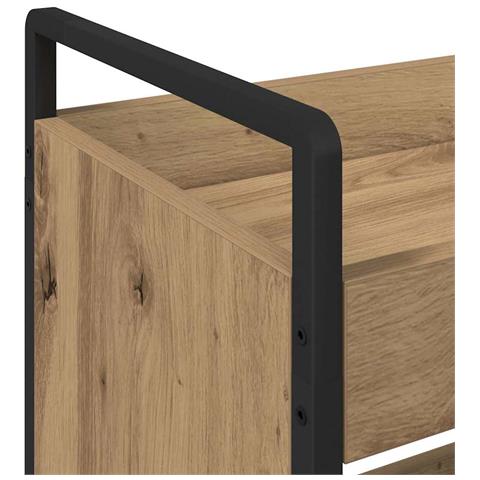 Carrello da Cucina rovere artigianale 70 x 30 x 82 cm - Foto 9