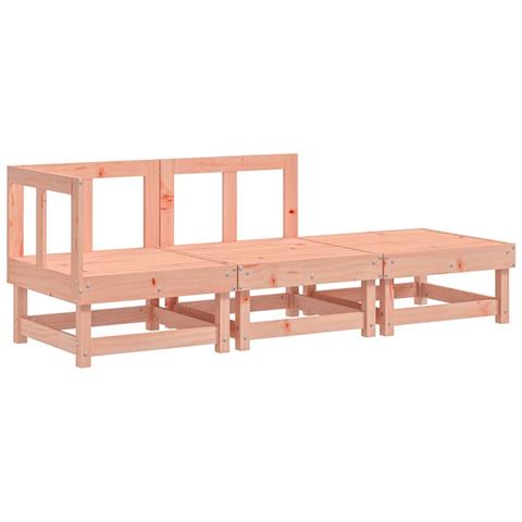 Set Salotto da Giardino 3 pz in Legno Massello di Douglas - Foto 1
