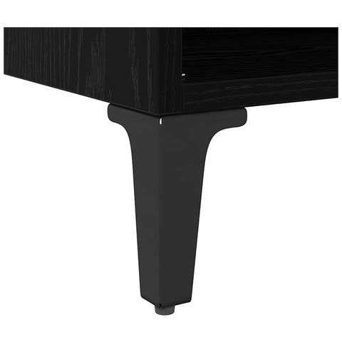 Mobile TV Nero 69.5 x 30 x 50 cm Legno multistrato - Foto 9