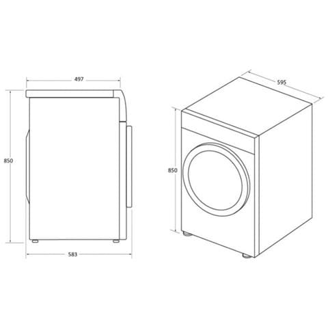 Lavatrice A Carica Frontale Da 10 Kg, 1400 Giri /min - Hw100b14959u1fr - Foto 6
