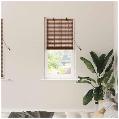 Tende e Tapparelle per Finestre Marrone 60 x 160 cm Bambù - Foto 2