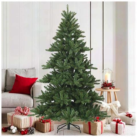 Albero di Natale Artificiale con Rami Pieghevoli Verde 180 cm - Foto 2