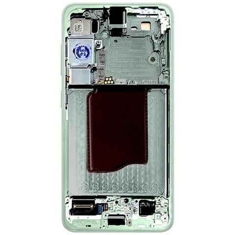 Schermo Completo Amoled Di Ricambio Per Galaxy S25 Service Pack Con Telaio, Verde Pallido - Foto 4