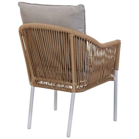 Set Tavolo, Divano E 2 Poltrone Beige 90x50x40, 58x65x84, 117x65x84 - Foto 8