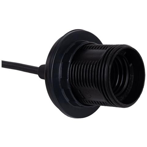 Lampada Da Soffitto In Rattan Marrone D50x32h Cm - Foto 6