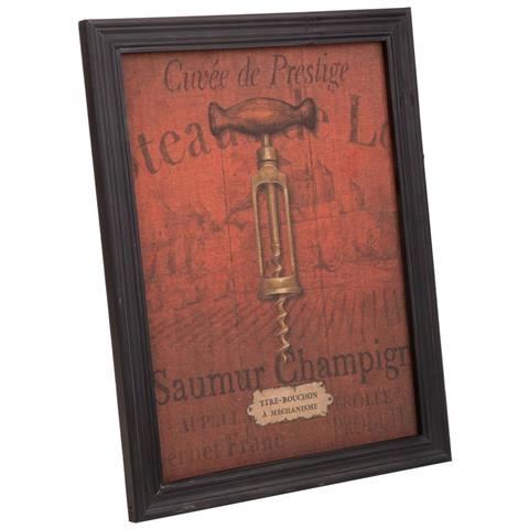 Quadro Legno E Stoffa 33x43x1,8h - Foto 1